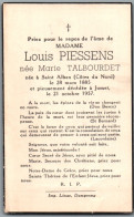 Bidprentje St-Alban (Fra) - Piessens Louis (1885-1957) - Devotion Images