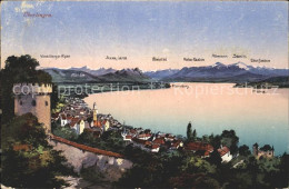 71838576 Ueberlingen Bodensee Turm Panorama Mit Schweizer Alpen Ueberlingen - Überlingen