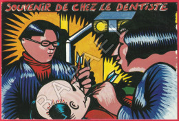 Huit Vues De France - Souvenir Chez Le Dentiste (Thierry Guitare 1993) (Recto-Verso) - Autres & Non Classés