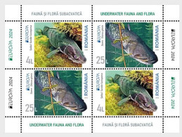 Romania 2024 - Europa CEPT - Underwater Fauna And Flora S/S MNH - Unused Stamps