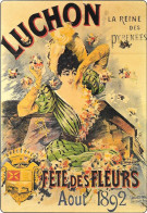 LUCHON FÊTE DES FLEURS AOUT 1892 -(n°586 éd Masson) Ancienne Affiche De Luchon - Luchon