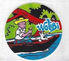 TINTIN  2 Autocollants Walibi. Tintin Et Haddock - Stripverhalen