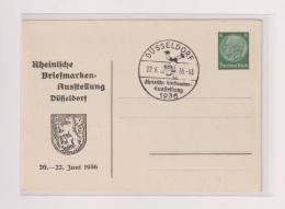 GERMANY DUSSELDORF 1936 Nice Postal Stationery - Cartes Postales