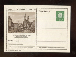 "BUNDESREPUBLIK DEUTSCHLAND" 1961, Bildpostkarte Mit Bild "STUTTGART" ** (L2159) - Geïllustreerde Postkaarten - Ongebruikt