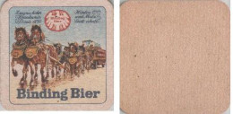 5001886 Bierdeckel Quadratisch - Binding - Hopfen Und Malz - Beer Mats
