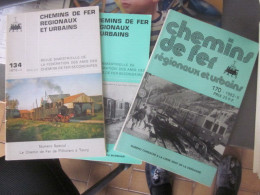 Lot De 33 Livres Et Revues Chemin De Fer - Eisenbahnverkehr
