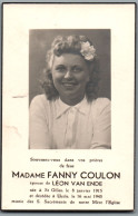 Bidprentje St-Gillis - Coulon Fanny (1915-1945) - Devotion Images