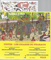 TINTIN   Décalcomanie Les Cigares Du Pharaon Complet - Fumetti