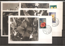 Antilles Néerlandaises - Fleurs ( 5 CM De 1955 à Voir) - Niederländische Antillen, Curaçao, Aruba