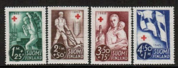 1945 Finland, Red Cross Complete Set **. - Unused Stamps