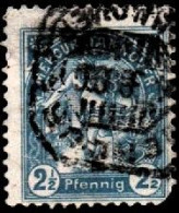 ALTDEUTSCHLAND , DEUTSCHES REICH, 1897,  Mercur Hannover 2.1/2 Pfennig Privat Stadtpost , GESTEMPELT - Private & Local Mails
