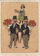 TINTIN   Carte Postale  Dupont Et Dupond Ancienne Carte - Stripverhalen