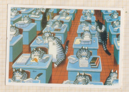 24E32 CHAT CHATS CAT CHATS A L'ECOLE Illustrateur - Cats