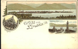 71837976 Lindau Bodensee Hafeneinfahrt Panorama Rathhaus Lindau - Lindau A. Bodensee