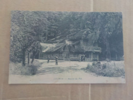 CPA -  AU PLUS RAPIDE -  LUCHON -BUVETTE DU PRE  -  VOYAGEE TIMBREE 1924 - Luchon