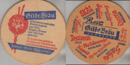 5003322 Bierdeckel Rund - Gilde-Bräu - Sous-bocks