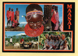KENYA : Maasai. Multivues (animée) (format 17 X 12 Cm)  (voir Scan Recto/verso) - Kenya