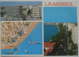 Limassol / Λεμεσός / Limasol - Mehrbildkarte - Zypern