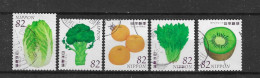 Japan 2015 Fruit & Vegetables Y.T. 7354/7358 (0) - Used Stamps