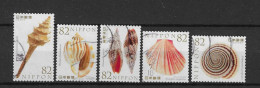 Japan 2015 Shells Y.T. 7047/7051 (0) - Used Stamps