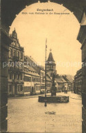71837786 Gengenbach Blick Vom Rathaus In Die Hauptstrasse Brunnen Gengenbach - Other & Unclassified
