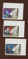 1981. Kepler. Telecom. Cob 876/878. Sc 586/588. Y&T.          Mint NH. Imperf ND - Unused Stamps