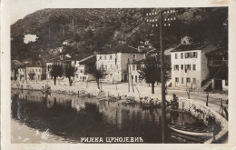 Old Black & White  RP Postcard Rijeka Crnojevića, Montenegro 1940. - Montenegro