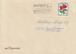 Pro Juventute Brief  Delémont - Konolfingen        1982 - Lettres & Documents