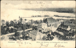 71837568 Konstanz Bodensee Blick Vom Muenster Auf Stadtgarten Und Hafen Konstanz - Konstanz