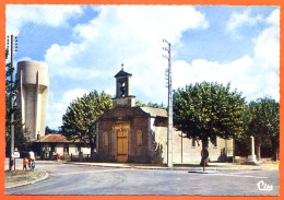 33 CAZAUX  Eglise Et Le Centre CIM Dentelée Carte Vierge TBE - Autres & Non Classés