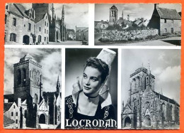 29 LOCRONAN Multivues EN BRETAGNE  Voy 1956 - Locronan