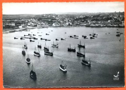 29 CAMARET Vue Générale Aérienne Du Port Bateaux Lapie Carte Vierge - Camaret-sur-Mer