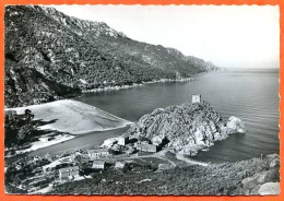 20 PORTO Le Golfe Et La Plage Corse Dentelée Voy 1953  - Other & Unclassified