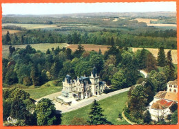 16 ROUILLAC  Vue  Aérienne Chateau De Lignières CIM Dentelée Carte Vierge TBE - Rouillac