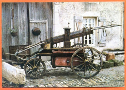 15 Cantal SALERS  Exposition Hippomobile Pompe à Incendie 1837 Carte Vierge TBE - Autres & Non Classés