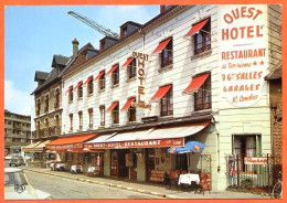 14 LISIEUX Rue De La Gare Ouest Hotel  DS 2 CV Carte Vierge TBE - Lisieux