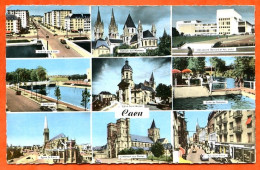 14 CAEN  Multivues Dentelée Voy  1963 - Caen