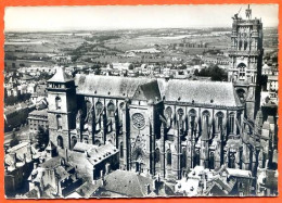 12 RODEZ Vue Aérienne La Cathédrale LAPIE Carte Vierge - Rodez