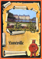 54 LUNEVILLE Chateau 18° Siècle Le Parc Blason CIM Carte Vierge TBE - Luneville