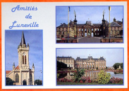 54 LUNEVILLE Amitiés De LUNEVILLE Multivues Carte Vierge TBE - Luneville