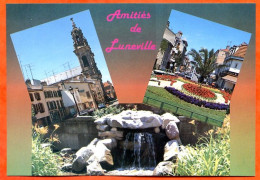 54 LUNEVILLE Amitiés De Multivues Carte Vierge TBE - Luneville