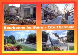 52 BOURBONNE LES BAINS Multivues Cité Thermale Carte Vierge TBE - Bourbonne Les Bains