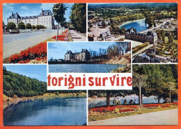 50 TORIGNI SUR VIRE  Multivues Chateau Lac Vue Aerienne CIM Carte Vierge TBE - Other & Unclassified