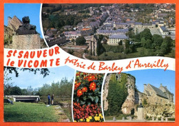 50 SAINT SAUVEUR LE VICOMTE Multivues Carte Vierge TBE - Saint Sauveur Le Vicomte