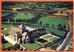 50 LESSAY  Vue  Aérienne  Abbaye Et Eglise Carte Vierge TBE - Other & Unclassified
