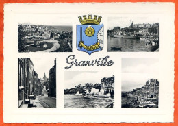 50 GRANVILLE Multivues Blason  Besnard Carte Vierge TBE - Granville