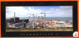 50 FLAMANVILLE EPR Construction Centrale Nucléaire Electricité EDF Carte Vierge TBE - Autres & Non Classés