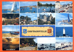 50 COUTAINVILLE  Multivues 8 Carte Vierge TBE - Autres & Non Classés