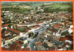 47 CASTELJALOUX  Vue Panoramique Aérienne CIM Dentelée Carte Vierge TBE - Casteljaloux