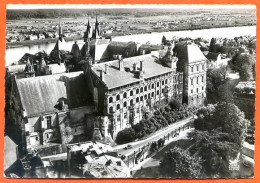 41 BLOIS Vue Aerienne Le Chateau Dentelée Voy 1958 TBE - Blois